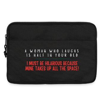 Citation spirituelle du Space-Taker Tee - Sacoche pour ordinateur portable 13 pouces - noir - Devant