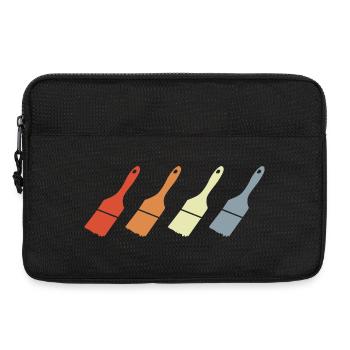 Pinceau à peindre - Sacoche pour ordinateur portable 13 pouces - noir - Devant