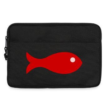 SARDINE. FISH. APRIL FOOL - Laptop bag 13" - black - Front