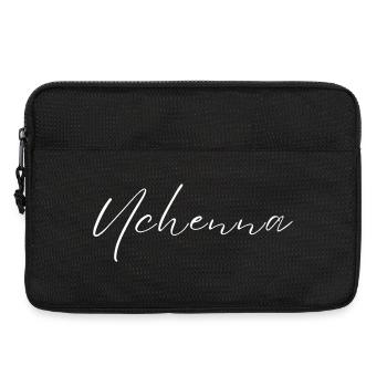 T-shirt Uchenna Nom cadeau pour hommes - Sacoche pour ordinateur portable 13 pouces - noir - Devant