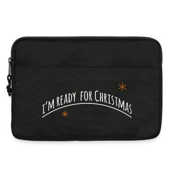now im ready for christmas > Vectorgraphic - Laptop bag 13" - black - Front