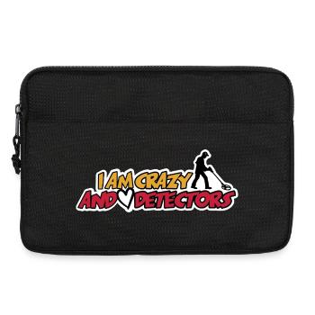 I AM CRAZY & LOVE DETECTORS - Laptoptasche 13" - Schwarz - Vorne