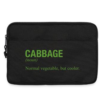 CABBAGE - Laptoptasche 13" - Schwarz - Vorne