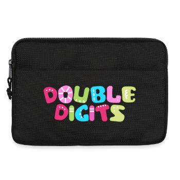 Double Digits: Colorful Bubble Numerals - Laptop bag 13" - black - Front