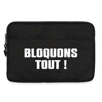 Let's Block Everything! September 10th Blockade Movement - Laptop bag 13" - black - Front