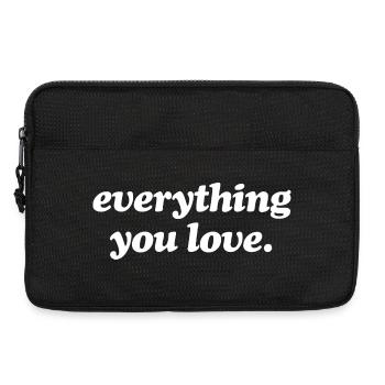 Inspirational Quote for T-Shirt - Laptop bag 13" - black - Front