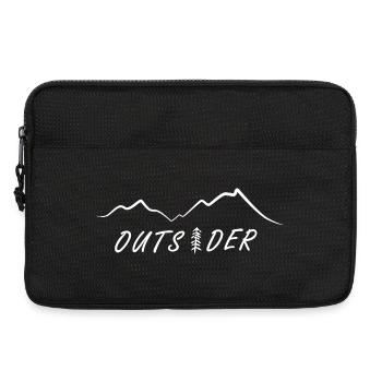 Outsider Wandern Berge Naturliebe Offline Natur - Laptoptasche 13" - Schwarz - Vorne