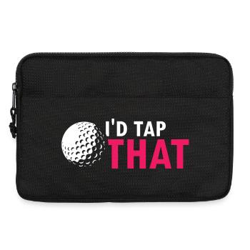 I'd Tap That Funny Golf Humor Joke Saying - Laptoptasche 13" - Schwarz - Vorne