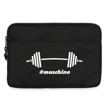 #Maschine : Puissance, poids et forme physique - Sacoche pour ordinateur portable 13 pouces - noir - Devant
