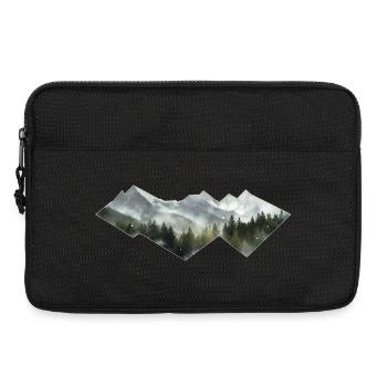 Berge Minimalismus - Laptoptasche 13" - Schwarz - Vorne