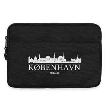 Skyline von Kopenhagen, Kopenhagen, Dänemark - Laptoptasche 13" - Schwarz - Vorne