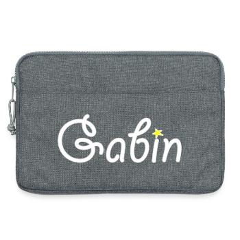 Gabin - Sacoche pour ordinateur portable 13 pouces - gris chiné - Devant