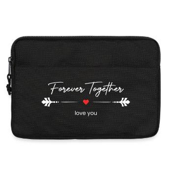 Für immer zusammen Ich liebe dich Ewige Liebe - Laptoptasche 13" - Schwarz - Vorne
