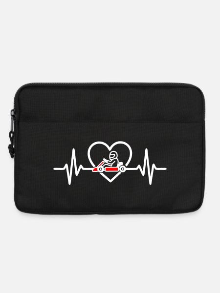 Heart Karting Passion Driver - Laptop bag 13" - black