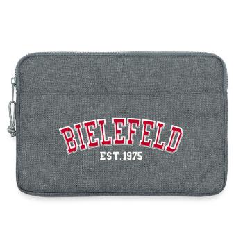 Bielefeld Est. 1975 - Laptop bag 13" - heather grey - Front