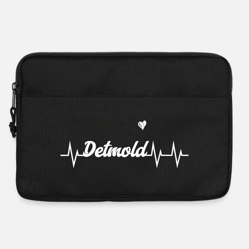Heartbeat Detmold - Laptoptasche 13" - Schwarz