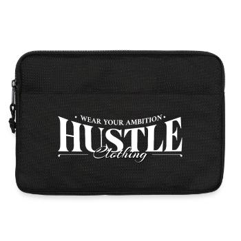 Hustle Kleidung Ambition Logo - Laptoptasche 13" - Schwarz - Vorne