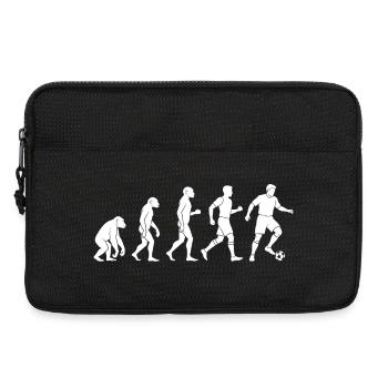 Evolution des Fußballspielers - Laptoptasche 13" - Schwarz - Vorne