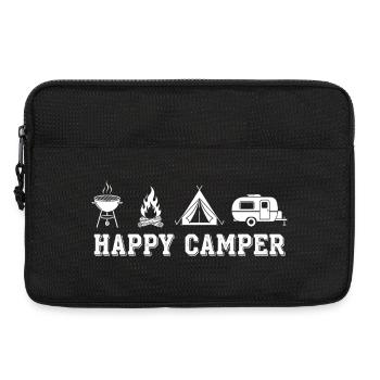 Caravane de tente Grill Happy - Sacoche pour ordinateur portable 13 pouces - noir - Devant
