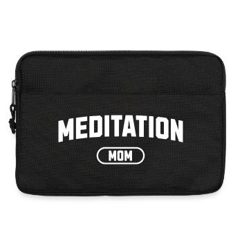 Meditationsmama - Laptoptasche 13" - Schwarz - Vorne