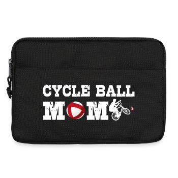 Radball, Radballer, Hallenradsport, Mom, Cycleball - Laptoptasche 13" - Schwarz - Vorne