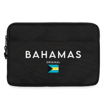 Bahamian pride, minimalist sleek design - Laptop bag 13" - black - Front