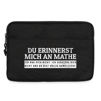 SARKASMUS - Du bist völlig kompliziert - Laptoptasche 13" - Schwarz - Vorne
