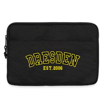 Dresden gegründet 2006 - Laptoptasche 13" - Schwarz - Vorne