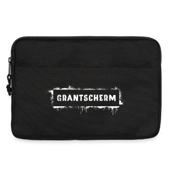 Grantscherm – Wiener Dialekt Spruch Grantig - Laptoptasche 13" - Schwarz - Vorne