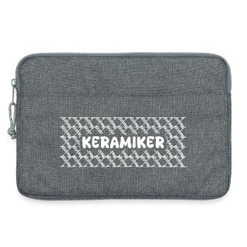 Vocation ceramist - Laptop bag 13" - heather grey - Front