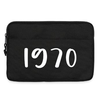 1970 Limitierte Auflage 56. Geburtstag 1970 - Laptoptasche 13" - Schwarz - Vorne