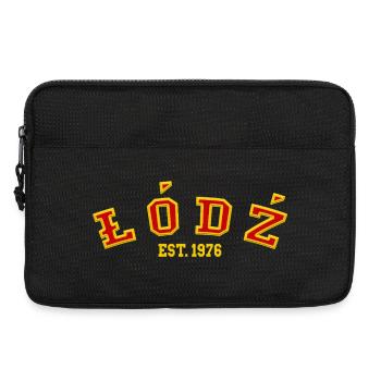 Łódź Est. 1976 - Laptop bag 13" - black - Front