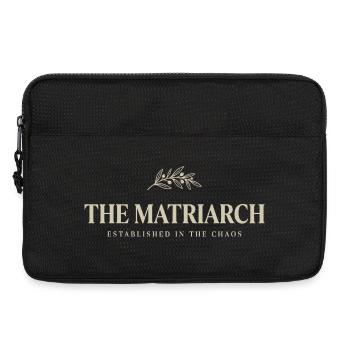 Logo de la matriarche : style botanique - Sacoche pour ordinateur portable 13 pouces - noir - Devant