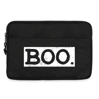 Typographie d’Halloween Boo Bold - Sacoche pour ordinateur portable 13 pouces - noir - Devant