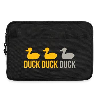 Tri-Duck Wiederholungsemblem - Laptoptasche 13" - Schwarz - Vorne
