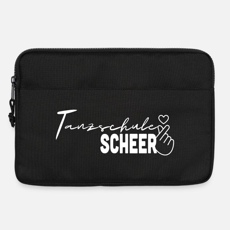 Tanzschule SCHEER heart - white - Laptoptasche 13" - Schwarz