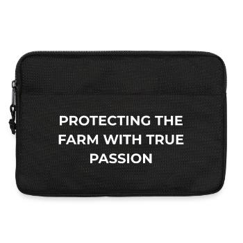 Culture de noix : Véritable passion - Sacoche pour ordinateur portable 13 pouces - noir - Devant