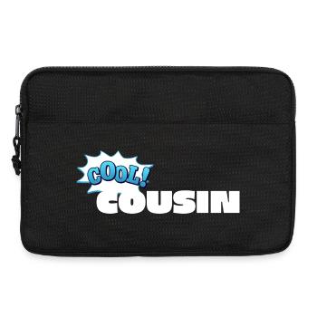 Cool Cousin Statement Design for Cousin - Laptop bag 13" - black - Front