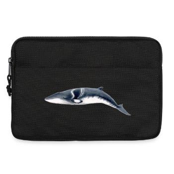 Minke whale - Petit rorqual - Minke whale - Laptop bag 13" - black - Front