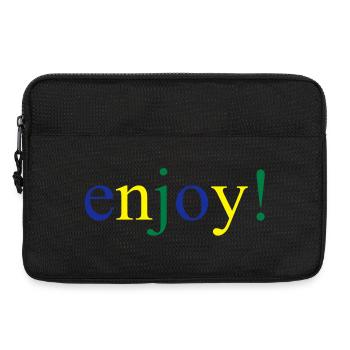 enjoy - Laptop bag 13" - black - Front