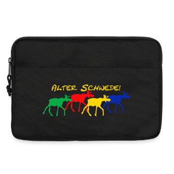 Alter Schwede - Laptoptasche 13" - Schwarz - Vorne