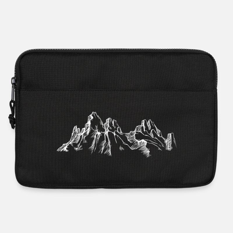 White Mountain Silhouette - Laptop bag 13" - black