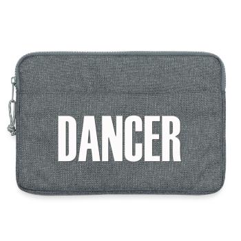 dancer break hip hop tanz tanzen liebe musik disco - Laptoptasche 13" - Grau meliert - Vorne