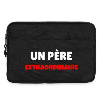 Un Père Extraordinaire - Sacoche pour ordinateur portable 13 pouces - noir - Devant