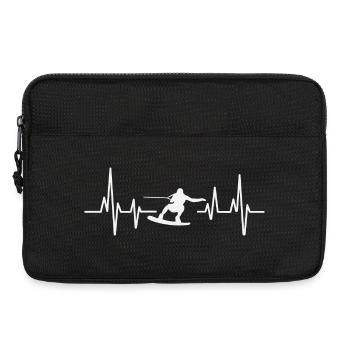 Wakeskaten Wakeskating Wakeskater Wakeboard - Sacoche pour ordinateur portable 13 pouces - noir - Devant