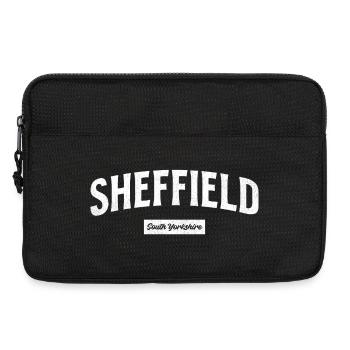 Sheffield Contour Lettering - Laptop bag 13" - black - Front