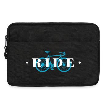 Faire du vélo - Sacoche pour ordinateur portable 13 pouces - noir - Devant