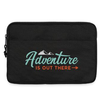 L’aventure est là-bas - Sacoche pour ordinateur portable 13 pouces - noir - Devant
