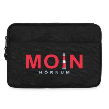 Moin Hörnum, Sylt, Deutsche Nordsee - Laptoptasche 13" - Schwarz - Vorne