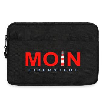 Moin Eiderstedt, Leuchtturm Westerheversand - Laptoptasche 13" - Schwarz - Vorne